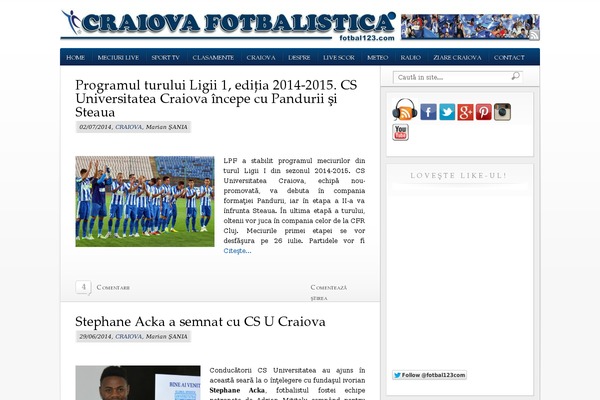 WP FanZone theme site design template sample