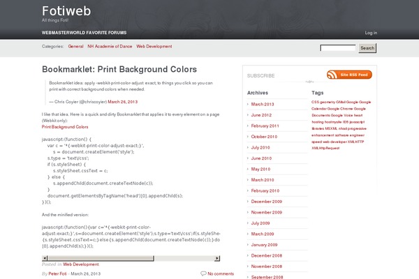Carrington Blog theme site design template sample