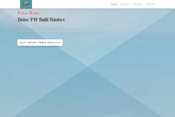 Divi theme site design template sample