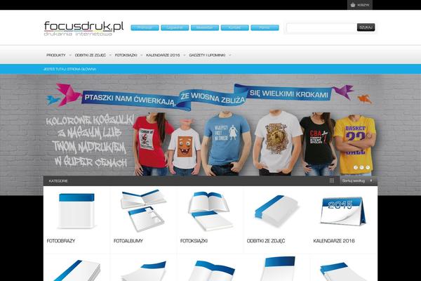BW theme site design template sample
