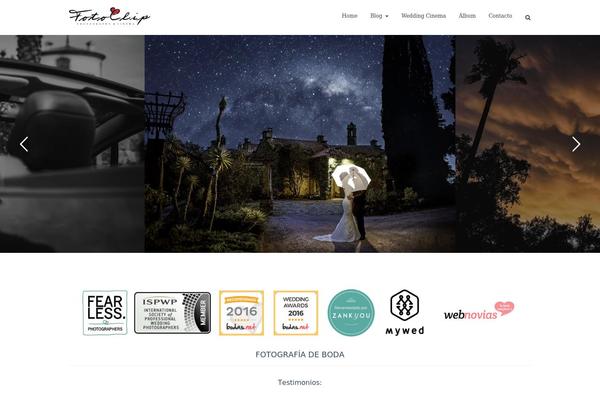 Flatter theme site design template sample