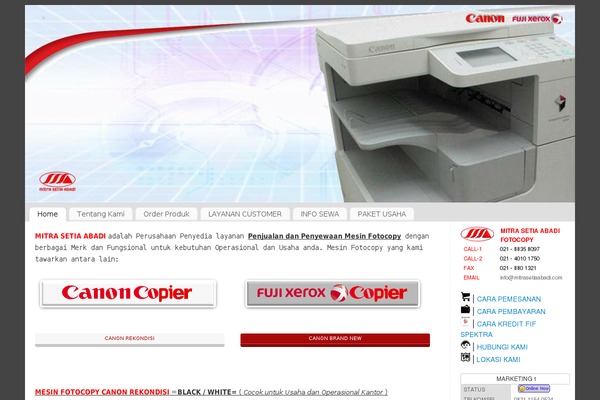 fotocopycanon.com site used Lapax-dev
