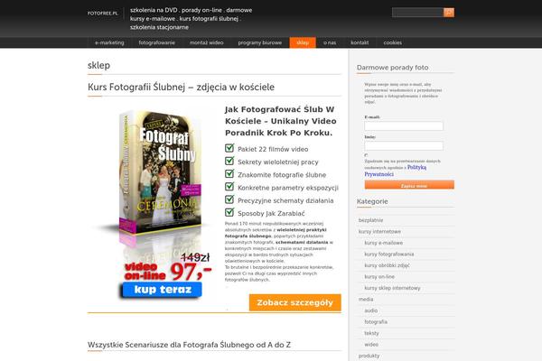 Black with Orange theme site design template sample