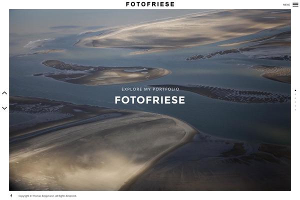 BORDER theme site design template sample