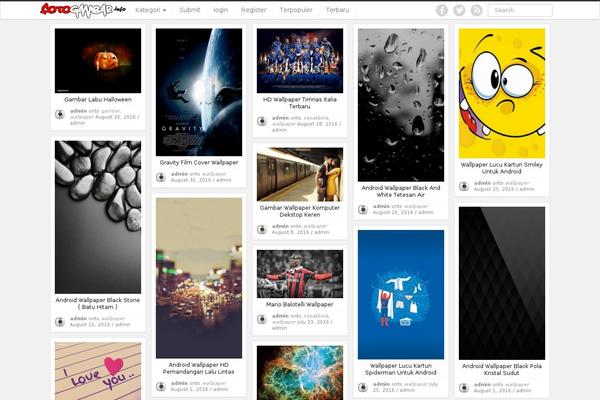 iPin theme site design template sample