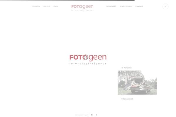 Kinetika theme site design template sample