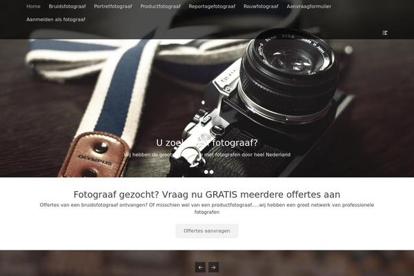 Full Frame theme site design template sample