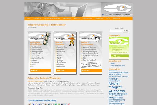 Default theme site design template sample