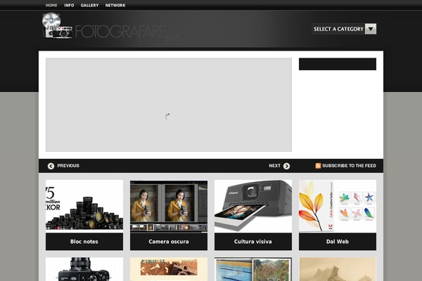 Aperture theme site design template sample