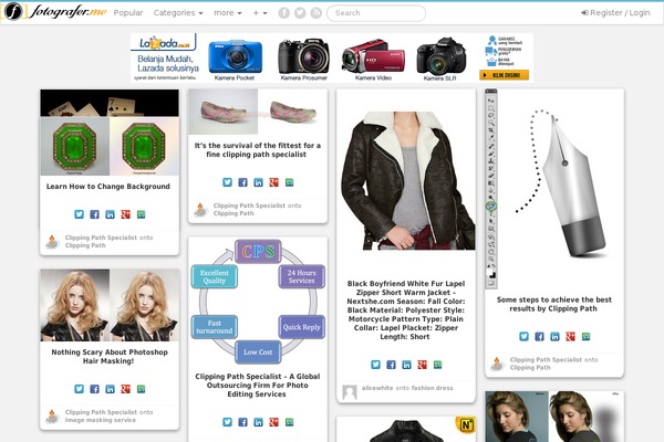 Pinclone theme site design template sample