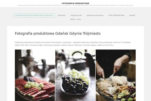 GK Portfolio theme site design template sample