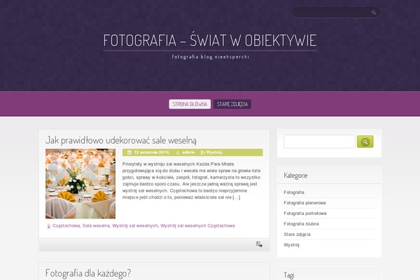Purple Pro theme site design template sample