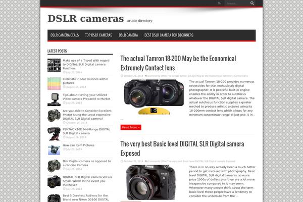 Jarida theme site design template sample