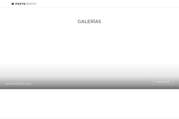 Photography theme site design template sample