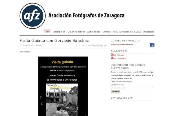 fotografosdezaragoza.org site used Vigilance