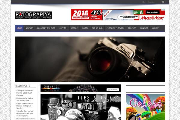 Chromenews-pro theme site design template sample