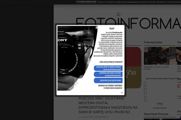 fotoinformator.pl site used Twentyeleven-layouts