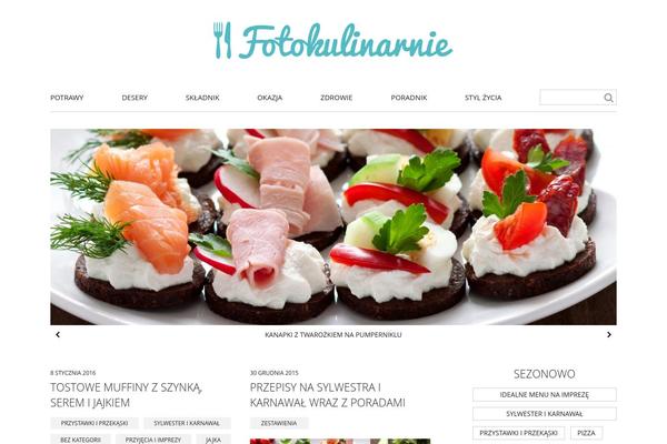 Impreza Child theme site design template sample