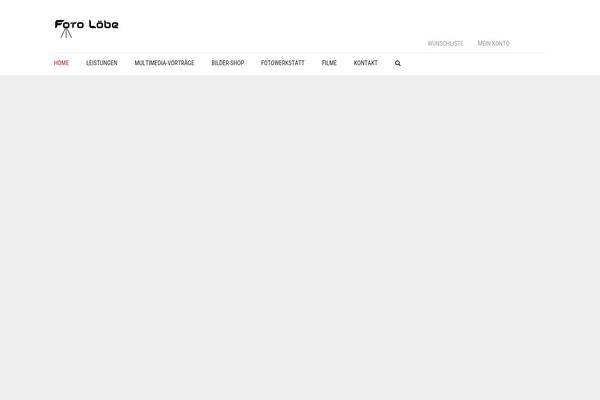 Oxygen Child theme site design template sample