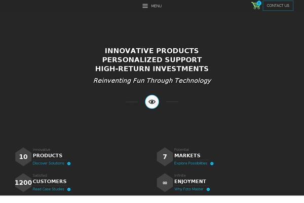 fotomaster theme websites examples