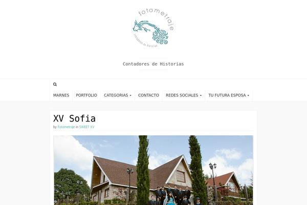 Coeur theme site design template sample