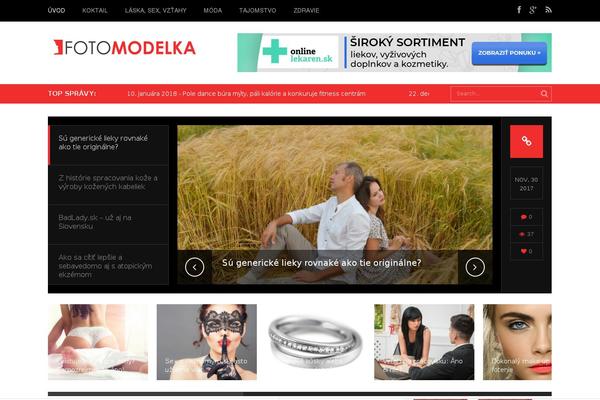 fotomodelka.sk site used Novelty