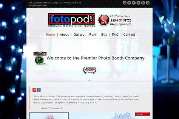 Hipster theme site design template sample