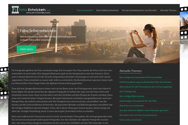 Spacious theme site design template sample