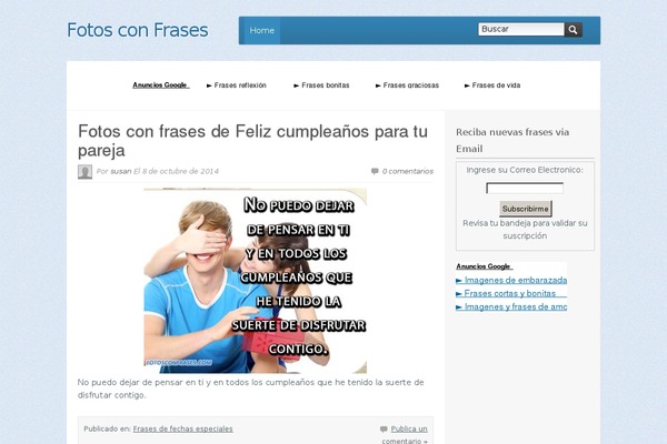 fotosconfrases.com site used Themetastico