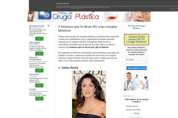 fotosdecirugiaplastica.com site used Thesis 1.8.4