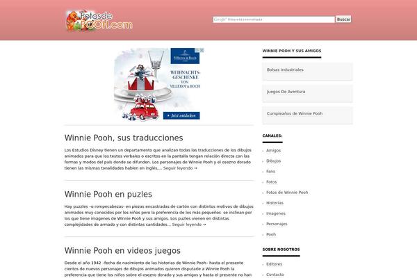 A theme site design template sample