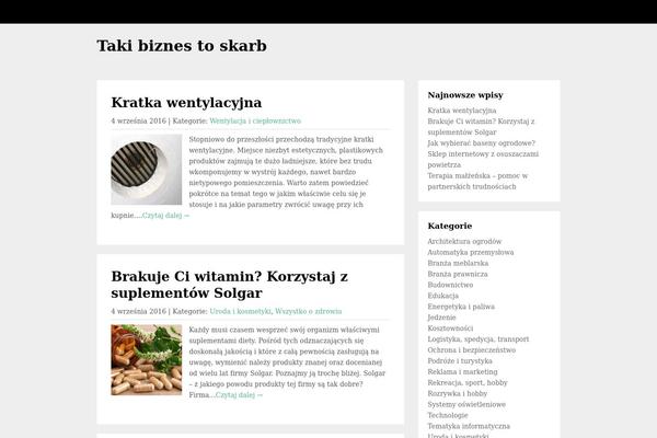 fotoskarb.pl site used Welcome