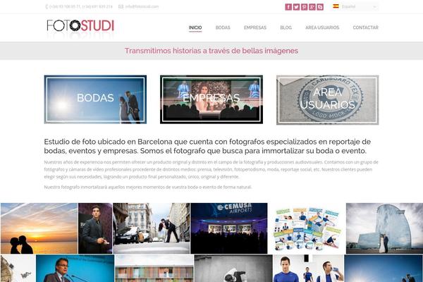Armada theme site design template sample