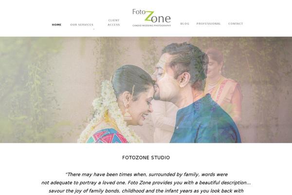 Vega theme site design template sample