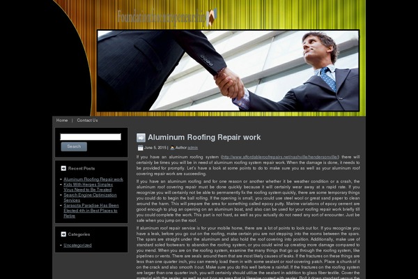 Retro-fitted theme site design template sample