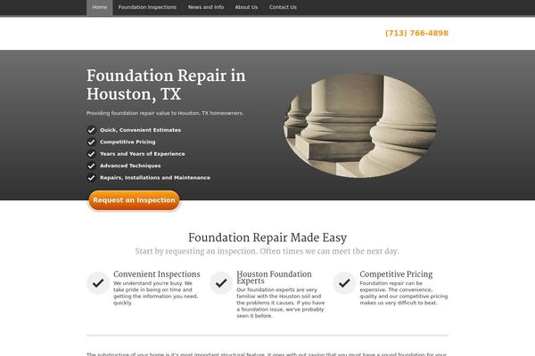 JustLanded theme site design template sample