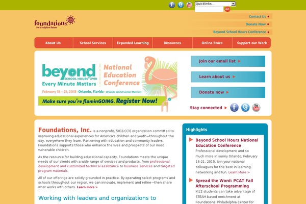 foundationsinc.org site used Foundinc