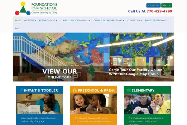 Foundation theme site design template sample