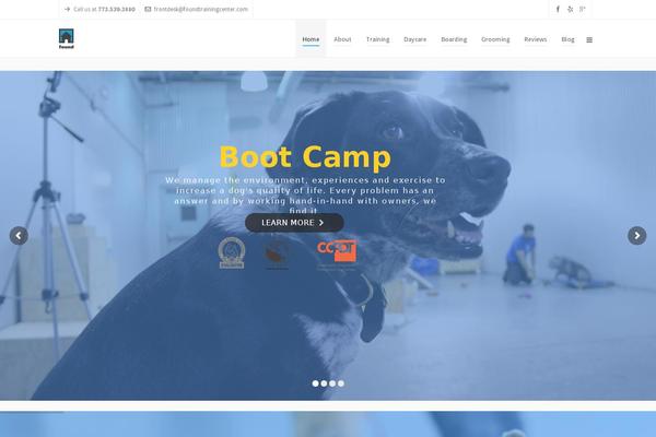 Highend theme site design template sample