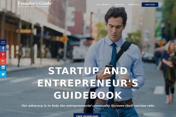 OnePress theme site design template sample