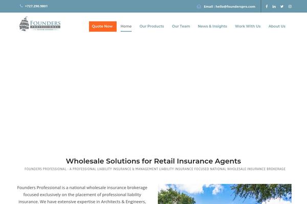 Financity theme site design template sample