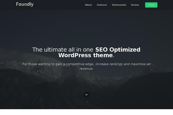 Startup theme site design template sample