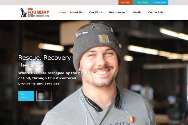Foundry theme site design template sample