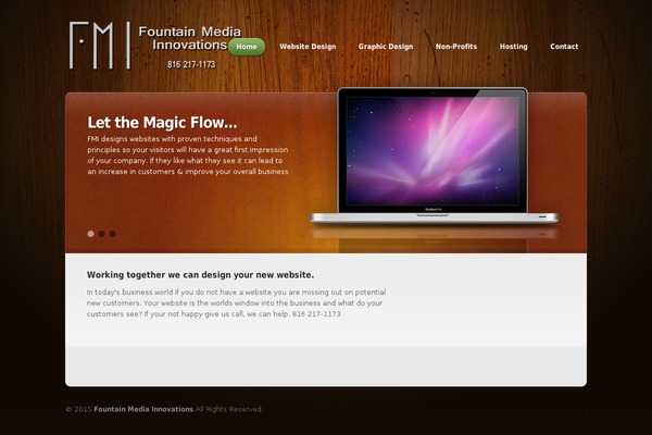 Quantum theme site design template sample