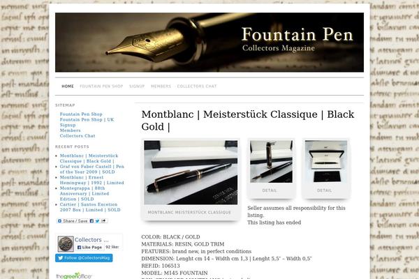 Brunelleschi theme site design template sample