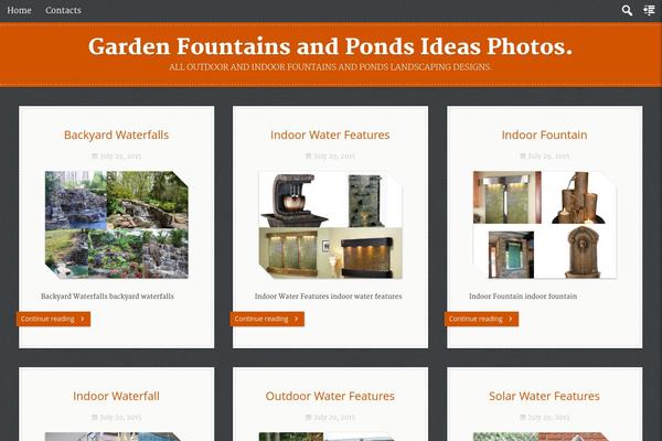 Cara theme site design template sample