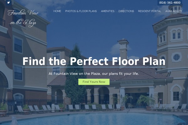 fountainviewontheplaza.com site used BlankSlate