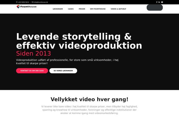 Pofo theme site design template sample