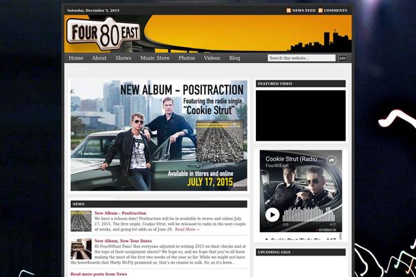 Site using Compact WP Audio Player plugin