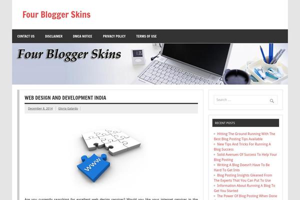 Dynamic News Lite theme site design template sample